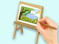 Játék Kifestőkönyv: Paysage rajztábla  online