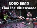 Játék Robot Band – Találd meg a különbségeket  online