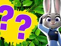 Játék Gyerekkvíz: Mit tudsz a Zootopia-ról?  online