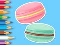 Játék Kifestőkönyv: Macaron  online