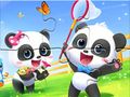 Játék Jigsaw Puzzle: Baby Panda tavaszi kirándulás online Játék Jigsaw Puzzle: Baby Panda tavaszi kirándulás online
