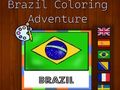 Játék Brazil színező kaland  online