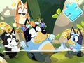 Játék Jigsaw puzzle: Bluey Pool Spa online Játék Jigsaw puzzle: Bluey Pool Spa online