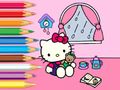 Játék Kifestőkönyv: Hello Kitty Rainy Day  online