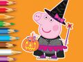 Játék Kifestőkönyv: Peppa Pig Halloween  online