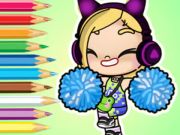 Játék Kifestőkönyv: Avatar World Cheerleader  online