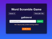 Játék Word Scramble Game Challenge online