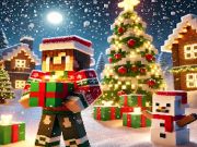 Játék Minecraft karácsonyi kirakós játék  online