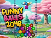 Játék Vicces labdák 2048  online