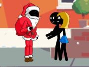 Játék Stickman Mikulás  online