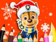 Játék Kifestőkönyv: PAW Patrol Christmas online Játék Kifestőkönyv: PAW Patrol Christmas online