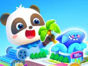 Játék Jigsaw puzzle: Baby Panda álomvárosa  online