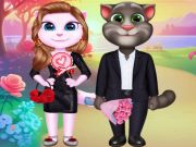 Játék Cica pár kedves Valentin online Játék Cica pár kedves Valentin online