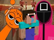 Játék Nextbots a Minecraft Squid Game Sprunki -on  online