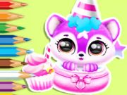 Játék Festőkönyv: Baby Buff születésnapja  online