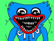 Játék Huggy színezés  online