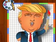 Játék Trump színezési idő  online