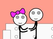 Játék Stickman börtön és szerelem  online