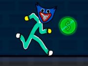 Játék Stickman Huggy 456 tintahal  online