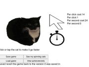 Játék Fonó macska kattintó  online