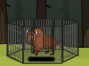 Játék Mentse meg a bölényt Cage -ból  online