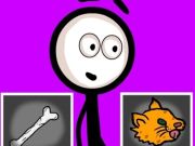 Játék Stickman, hogy válasszon akciókat  online