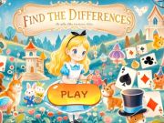 Játék Keresse meg a különbségeket: Alice a Wonderlandben  online