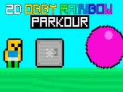 Játék 2d omby szivárvány parkour  online