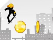 Játék Stickman Skate City  online