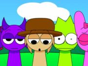 Játék Sprunki Pyramixed - kész animációk  online