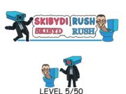 Játék Skibydi Rush  online