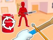 Játék Stickman Archer nyilakat lő a vörösre  online