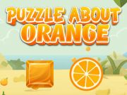 Játék Puzzle a narancsról  online