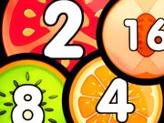 Játék Egyesítse a Balls Shooter 2048 Connect Fruits  online