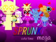 Játék Sprunki aranyos idő mega !!!  online