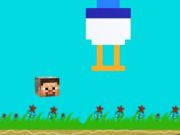 Játék Csirke zsoké flappy minecraft online