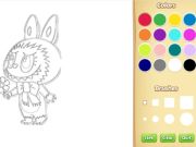 Játék Chibi Labubu kifestőkönyv gyerekeknek online