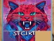 Játék Macska kirakó puzzle őrület online