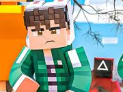 Játék Jigsaw puzzle: tintahal játék Minecraft online