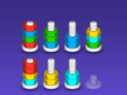 Játék Rendezze a puzzle -t - anyák és csavarok online