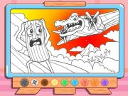 Játék Festőkönyv: Bombardino Crocodilo online