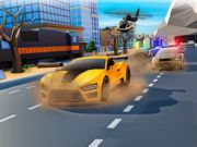 Játék Rendőrségi autó Chase Zigzag Escape 3D online