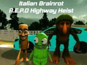 Játék Olasz Brainrot R. E. P. Ó, autópálya-heista online