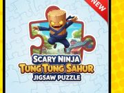 Játék Ijesztő Ninja Tung Tung Sahur Jigsaw puzzle online