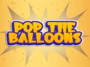 Játék Pop a ballon online