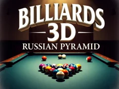 Játék Billiards 3D Russian Pyramid online