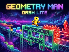 Játék Geometry Man Dash Lite online