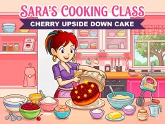 Játék Sara’s Cooking Class: Cherry Upside Down Cake online