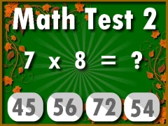 Játék Math Test 2 online
