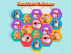 Játék Hexa Stack Christmas online